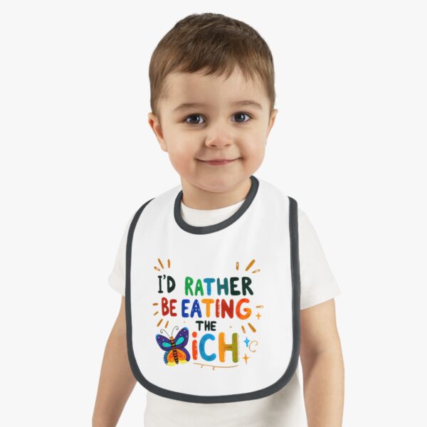 Whimsical Baby Bib with Fun Quote - Image 2